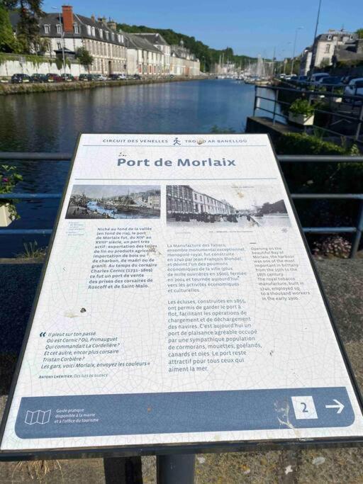 Voiles Sur Morlaix: Vue Port, 4 Personnes, Parking Exterior foto