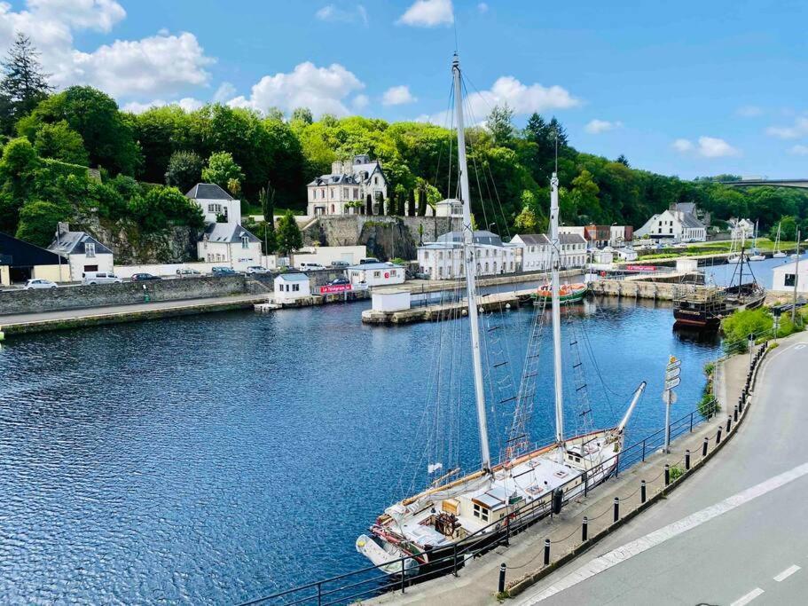 Voiles Sur Morlaix: Vue Port, 4 Personnes, Parking Exterior foto