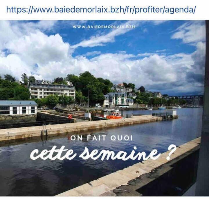 Voiles Sur Morlaix: Vue Port, 4 Personnes, Parking Exterior foto